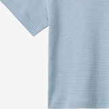 Wheat Main Kortærmet T-shirt Tommy T-Shirt 9641 faded blue stripe
