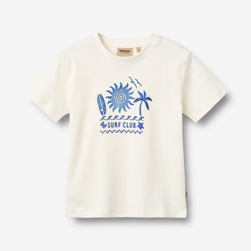 Wheat Main Kortærmet T-shirt Vildfred T-Shirt 3182 ivory