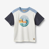Wheat Main Kortærmet T-shirt Ville T-Shirt 3182 ivory