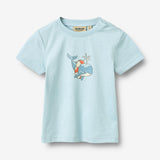 Wheat Main Kortærmet T-shirt Wally T-Shirt 2703 summer sky