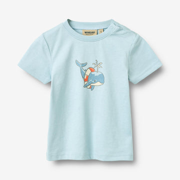 Wheat Main Kortærmet T-shirt Wally T-Shirt 2703 summer sky