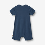 Wheat Main Kortærmet Sommerdragt Per Jumpsuit 1042 blue waves