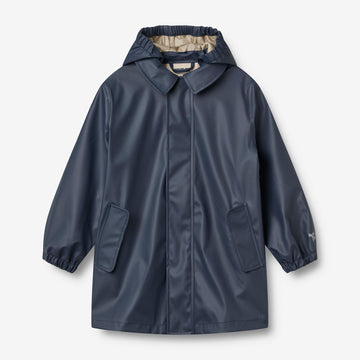 Wheat Outerwear Lang Regnjakke Finley Jacket 1060 ink