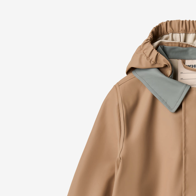 Wheat Outerwear Lang Regnjakke Finley Jacket 3002 hazel