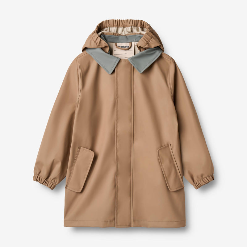 Wheat Outerwear Lang Regnjakke Finley Jacket 3002 hazel