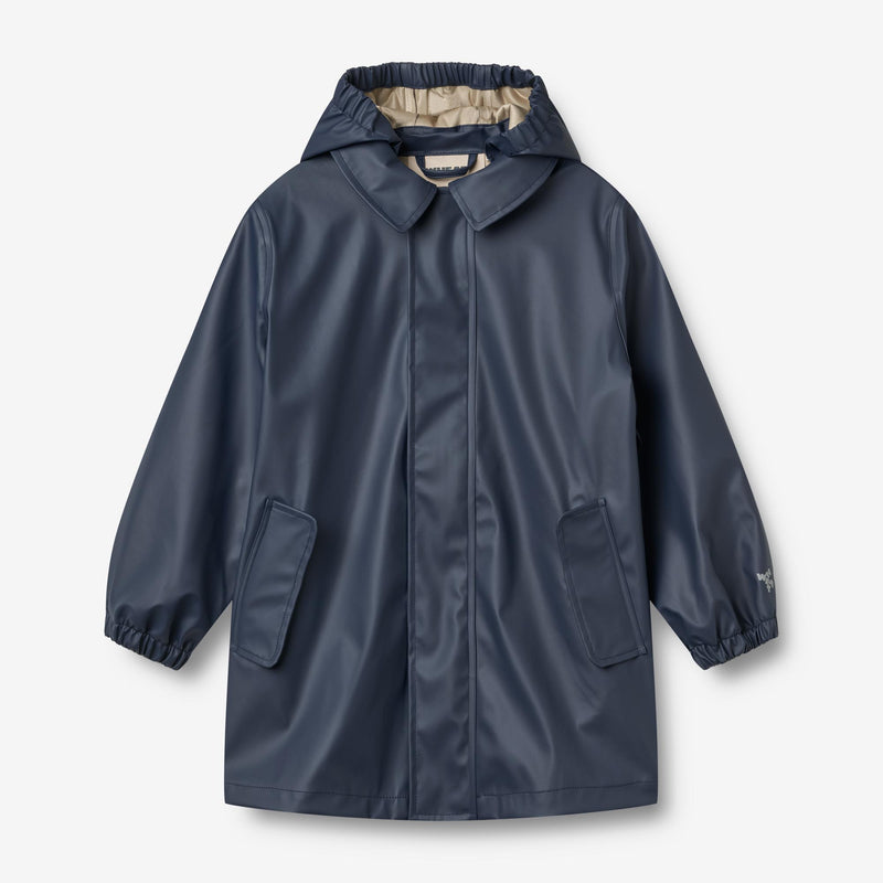 Wheat Outerwear Lang Regnjakke Finley Rainwear 1060 ink