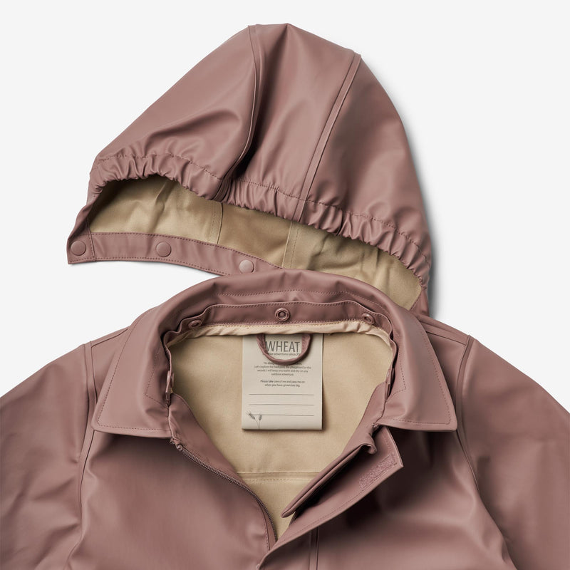 Wheat Outerwear   Lang Regnjakke Finley Rainwear 1239 dusty lilac