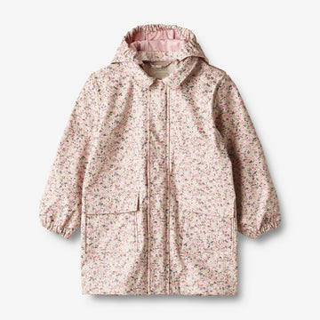 Wheat Outerwear   Lang Regnjakke Finley Rainwear 9014 clam multi flowers