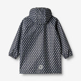 Wheat Outerwear   Lang Regnjakke Finley Rainwear 1071 ink dots