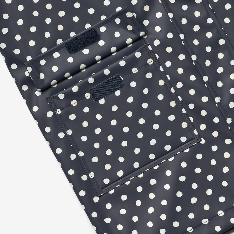 Wheat Outerwear   Lang Regnjakke Finley Rainwear 1071 ink dots