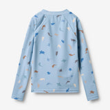 Wheat Main Langærmet Bade T-shirt Ada Swimwear 1235 soft blue sea life