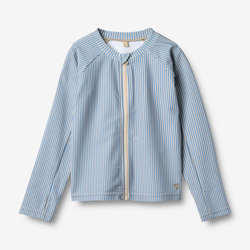 Wheat Main Langærmet Bade T-shirt Ada Swimwear 9580 blue swim stripe