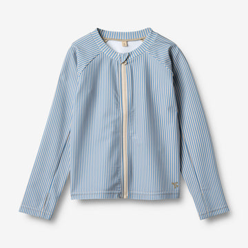 Wheat Main Langærmet Bade T-shirt Ada T-Shirt 9580 blue swim stripe