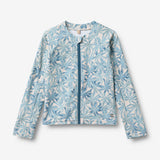 Wheat Main Langærmet Bade T-shirt Ada T-Shirt 9635 blue palm