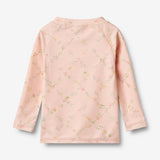 Wheat Main Langærmet Badebluse Dilan T-Shirt 9450 powder checked flowers