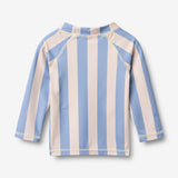 Wheat Main Langærmet Badebluse Dilan T-Shirt 9732 bold blue stripe