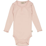 Wheat Main Langærmet Blonde Rib Body Underwear/Bodies 2400 powder