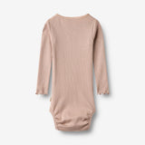 Wheat Main Langærmet Blonde Rib Body Lotta Body 1135 dry rose
