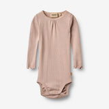 Wheat Main Langærmet Blonde Rib Body Lotta Body 1135 dry rose
