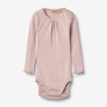Wheat Main Langærmet Blonde Rib Body Lotta Body 1354 soft lilac