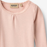 Wheat Main Langærmet Blonde Rib Body Lotta Body 2317 dim rose