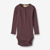 Wheat Main Langærmet Blonde Rib Body Lotta Body 3030 fudge