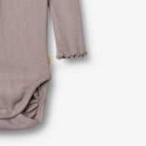 Wheat Main Langærmet Blonde Rib Body Lotta Body 9531 dusty purple