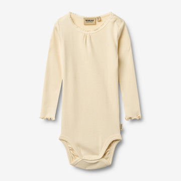 Wheat Main Langærmet Blonde Rib Body Lotta Body 9631 barely apricot