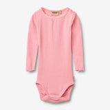 Wheat Main Langærmet Blonde Rib Body Lotta Body 9638 bubblegum