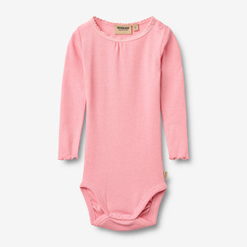 Wheat Main Langærmet Blonde Rib Body Lotta Body 9638 bubblegum