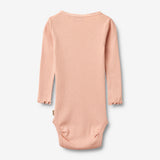 Wheat Main Langærmet Blonde Rib Body Lotta Body 9658 rose cloud