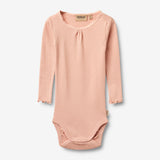 Wheat Main Langærmet Blonde Rib Body Lotta Body 9658 rose cloud