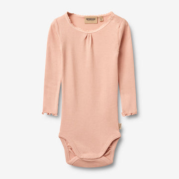 Wheat Main Langærmet Blonde Rib Body Lotta Body 9658 rose cloud
