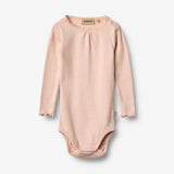 Wheat Main Langærmet Blonde Rib Body Lotta Underwear/Bodies 2400 powder