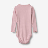 Wheat Main Langærmet Blonde Rib Body Lotta Underwear/Bodies 9428 lavender mist