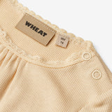 Wheat Main Langærmet Blonde Rib Body Lotta Underwear/Bodies 9430 macadamia