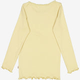 Wheat Langærmet Blonde Rib T-shirt Jersey Tops and T-Shirts 5106 yellow dream