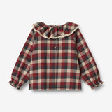 Wheat Main Langærmet Bluse Elin Shirts and Blouses 9588 red blue check