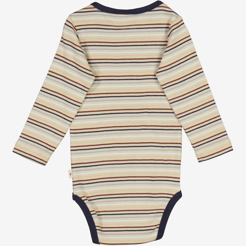 Wheat Langærmet Body Underwear/Bodies 0181 multi stripe