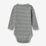 Wheat Main Langærmet Body Benny Underwear/Bodies 1396 soft blue stripe