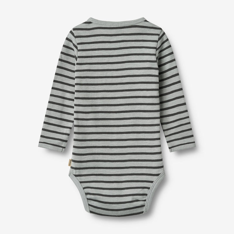 Wheat Main Langærmet Body Benny Underwear/Bodies 1396 soft blue stripe