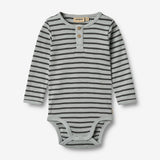 Wheat Main Langærmet Body Benny Underwear/Bodies 1396 soft blue stripe