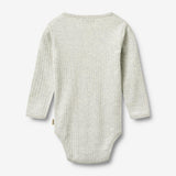 Wheat Main Langærmet Body Berti Body 0224 melange grey