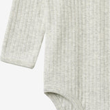 Wheat Main Langærmet Body Berti Body 0224 melange grey