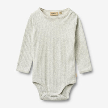 Wheat Main Langærmet Body Berti Body 0224 melange grey