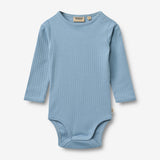 Wheat Main Langærmet Body Berti Body 1260 faded denim