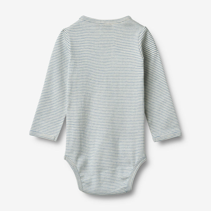 Wheat Main Langærmet Body Berti Body 1048 blue stripe