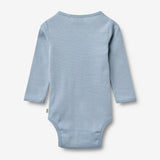Wheat Main Langærmet Body Berti Body 9641 faded blue stripe