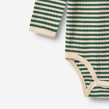 Wheat Main Langærmet Body Berti Body 4142 green stripe