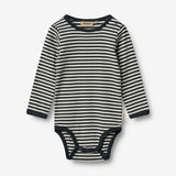 Wheat Main Langærmet Body Berti Body 9432 navy rib stripe